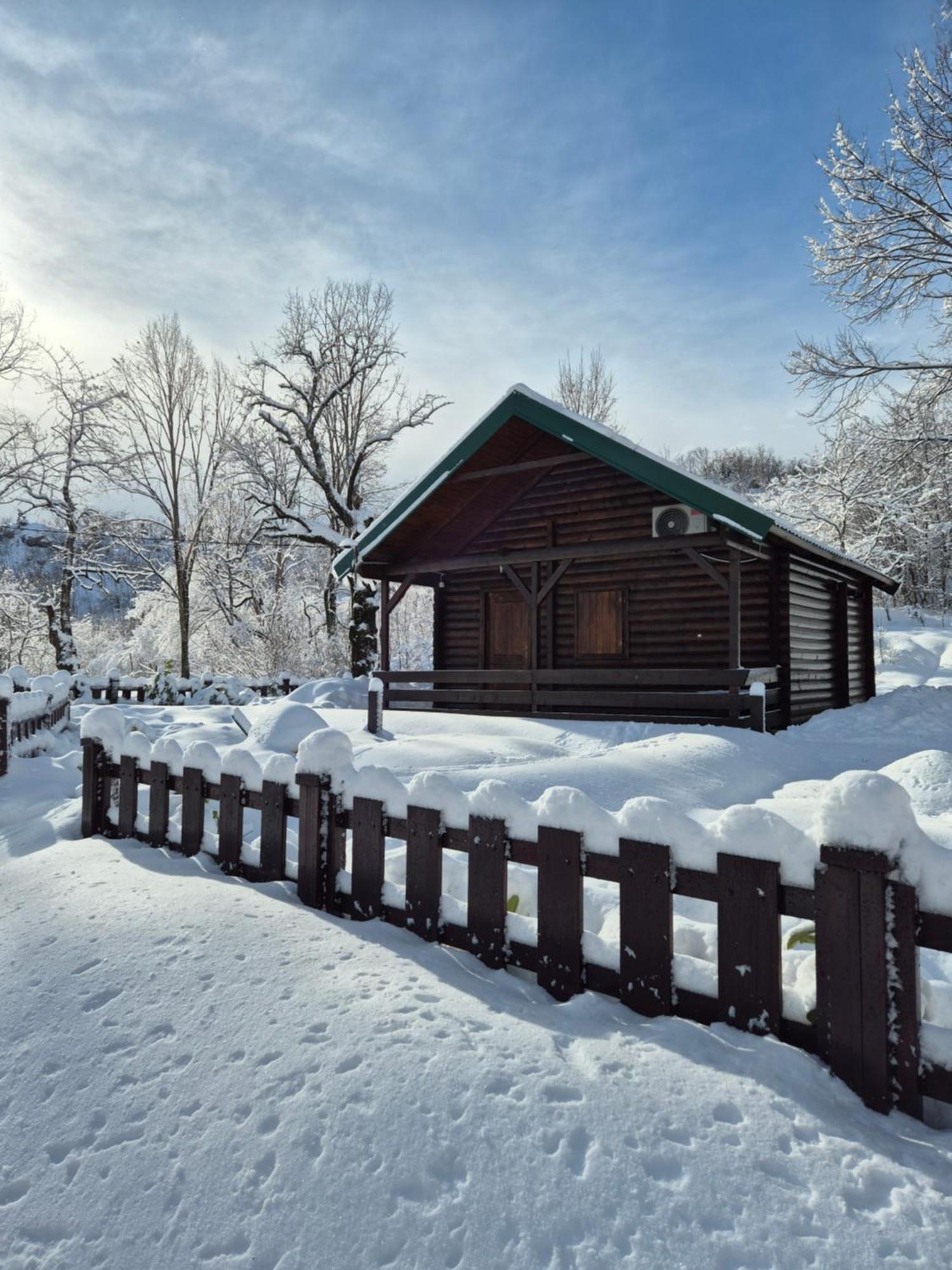 Cabin House Dubovik เซทินเจ ภายนอก รูปภาพ